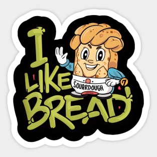 Funny Sourdough Bread Baking Minimalist Bakery Sticker